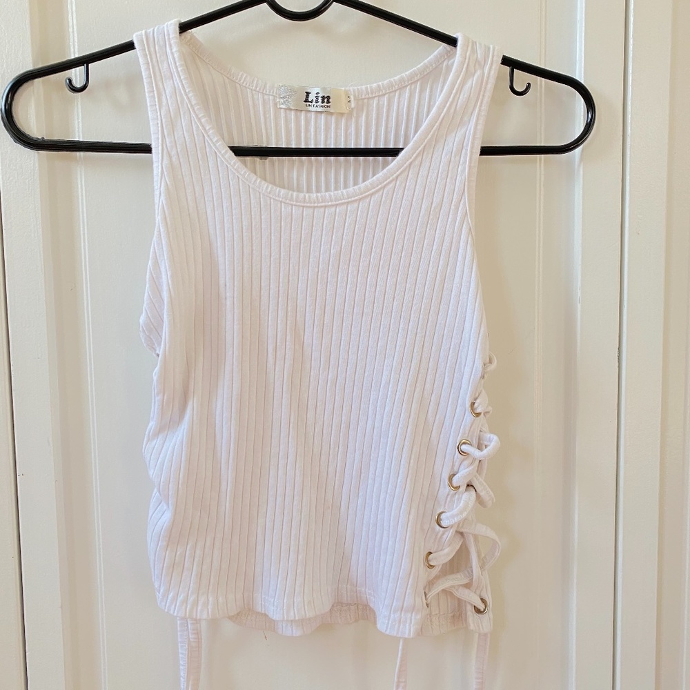 white short sleeve